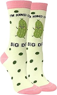 Funny Gifts White Elephant Gifts for Adults Cute Socks Novelty Pickle Gift for Women
