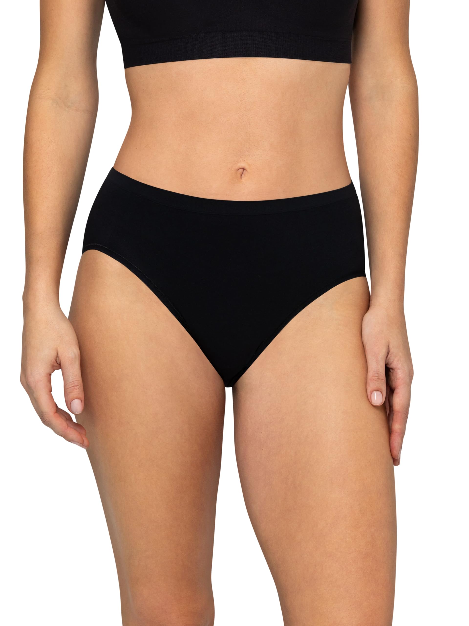 Fruit of the Loom Nahtlose Damenunterwäsche, tolles Stretch und Keine Slip-Linien, erhältlich in Übergröße