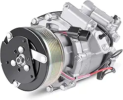 Compressor de ar condicionado AC com embreagem para Honda Civic 1.8L 2006-2011, compressor de ar condicionado de carro para Civic substitui 38800-RNA-A01, CO 4918AC, 38810RNAA02 – Tipo TRSE07, óleo