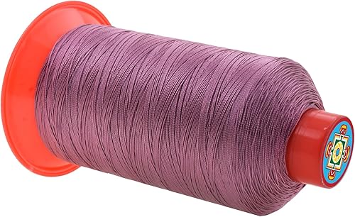 Miniatura 1034 de Mandala Crafts Hilos de coser resistentes de nailon consolidado, hilo para tejer jeans de cuero, hilos de tapicería marina al aire libre, Beige