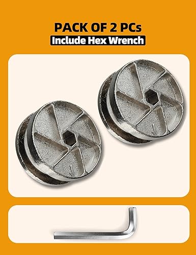 Miniatura 5 de Candados de repuesto para ruedas de leva resistentes compatibles con IKEA 114670 como piezas de marco de cama para MALM, SONGESAND, BRIMNES,