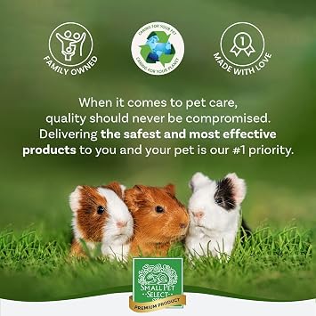 SMALL PET SELECT Premium Natural Paper Bedding for Guinea Pig, Rabbit, Hamster, Bunny & Small Animals, Soft Brown Pet Bedding With Odor Control, Made in the USA, 56L