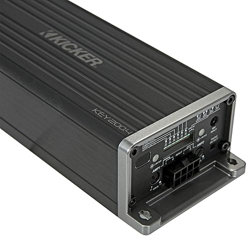 Miniatura 6 de Kicker 47KEY2004 Key 4-Channel DSP Amplificador Inteligente, 4x50W