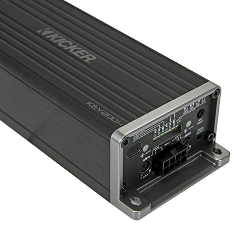 Kicker 47KEY2004 Key 4-Channel DSP Smart Amplifier, 4x50W