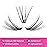 Cluster Lashes 30D+40D Individual Lashes 240pcs DIY Eyelash Extension D Curl 0.07 Natural Individual Lash Extensions False Eyelashes Wispy (30D+40D-0.07D, 12mm)