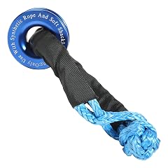 Recovery Ring Winch Snatch Recovery Ring Car Accessories Lightweight Soft Shackle Recovery Ring 56000LBS Breaking Strength Soft Shackle