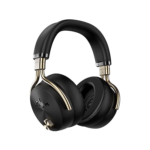 Auriculares Over Ear Zildjian ALCHEM-E Perfect Tune Inalámbricos, Cancelación Activa de Ruido con Micrófono, Hasta 45 Horas de Batería, Negro