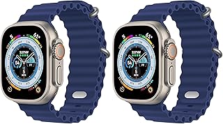 سوار رياضي من السيليكون متوافق مع ساعة ماجيك ووتش 3 الترا - كحلي