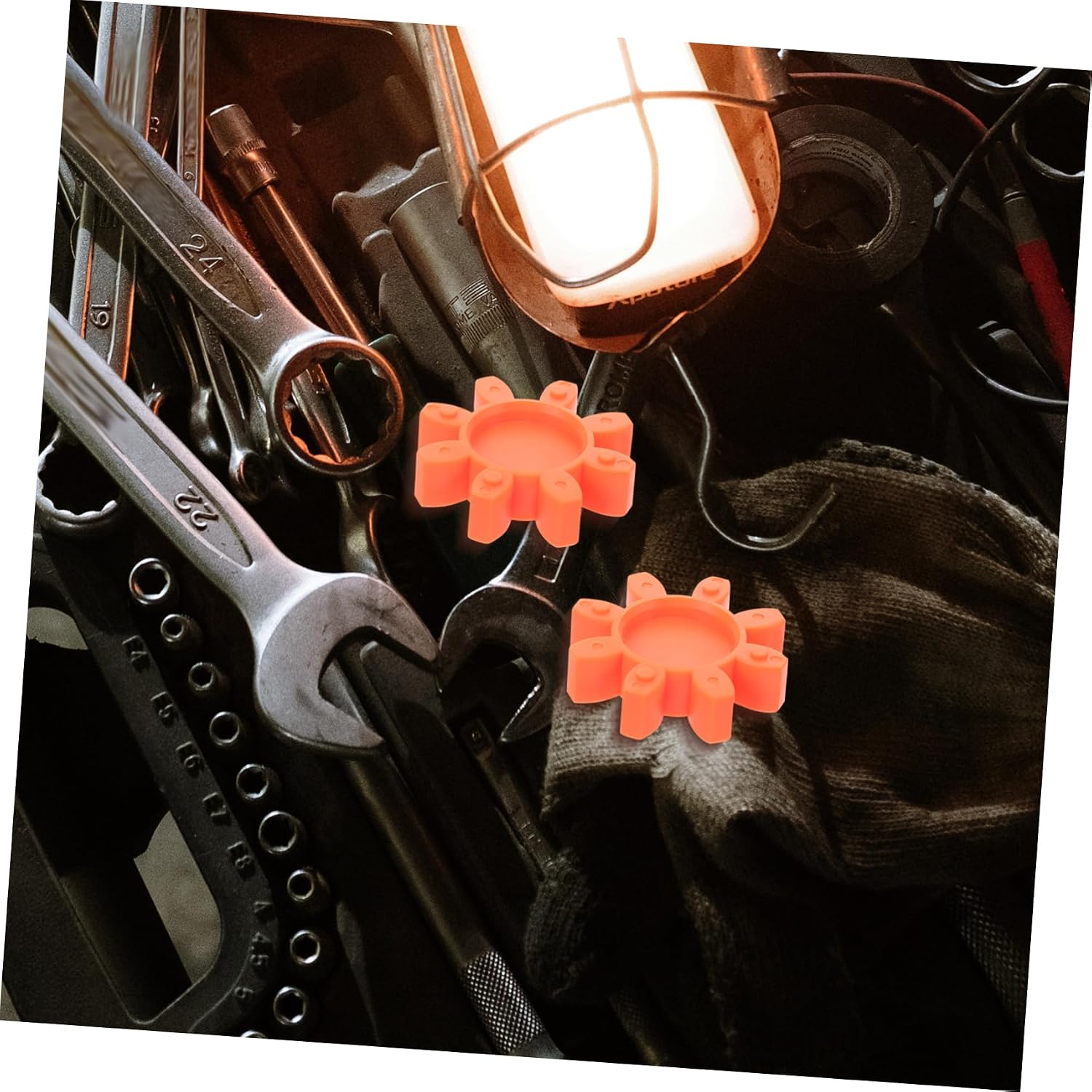 Ciieeo Flexible Spider Insert Jaw Coupling Cushion Star Shaped Rubber Pad for Coupling