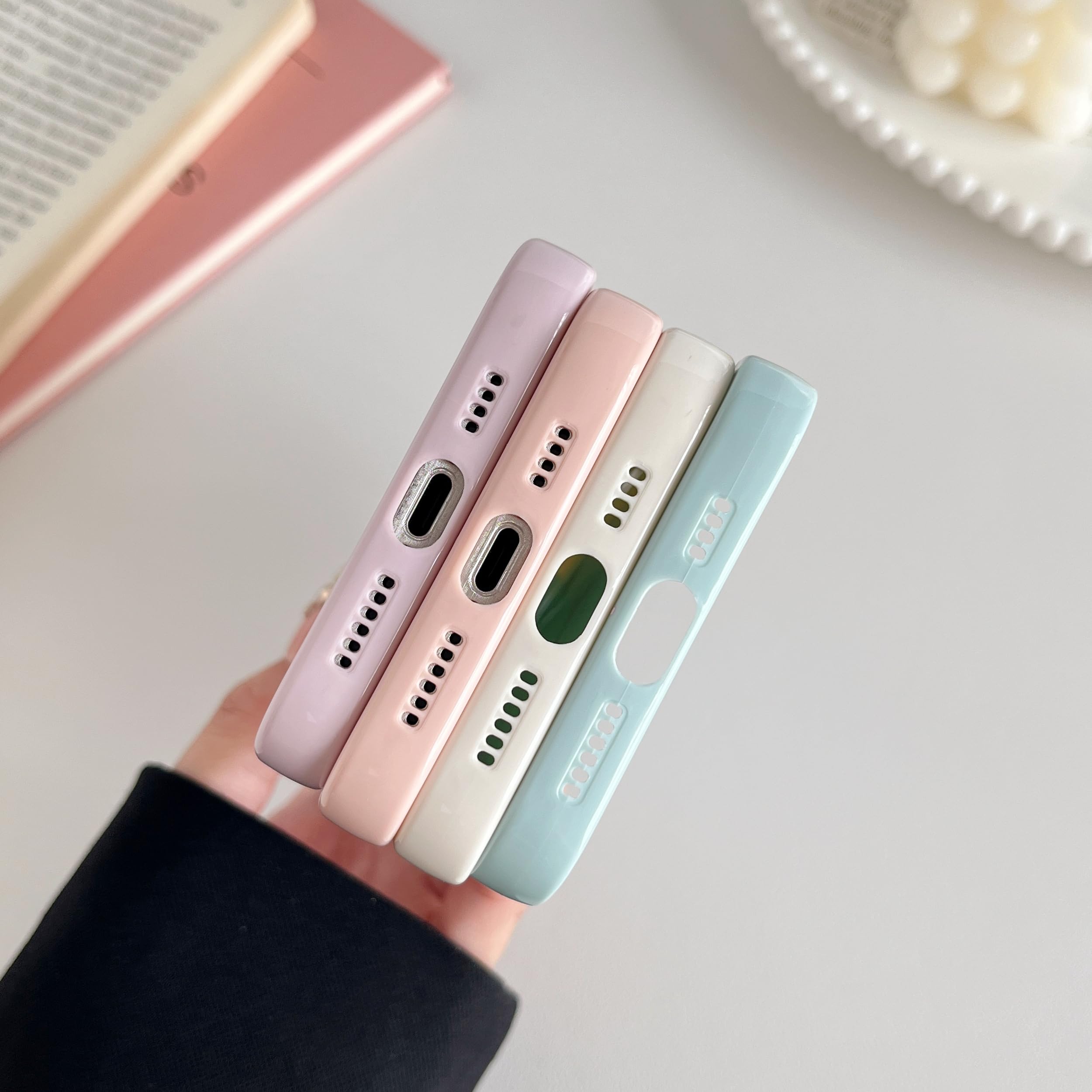 Aazon.co: ZTOFERA Agnetic Case For IPhone 15 Pro Ax[Copatible With AgSafe] Cute Plating - View #4