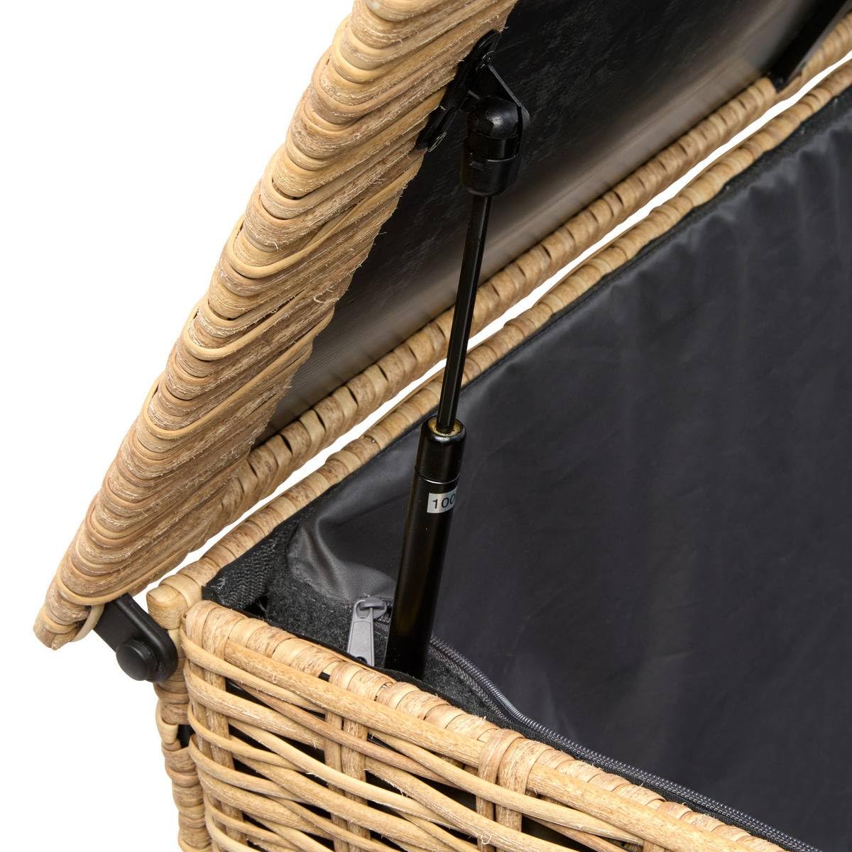 Hespéride - Coffre de rangement 300l bayana savana en résine tressée