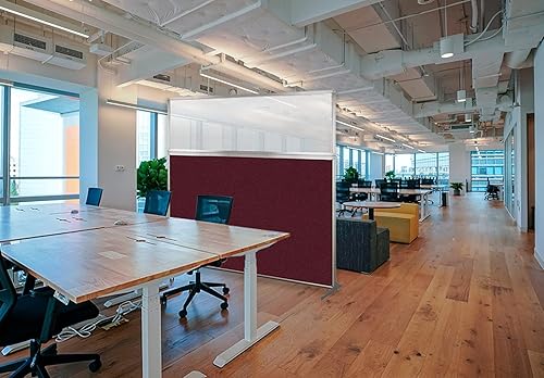 Miniatura 6 de Versare Hush Screen - Divisor de habitación portátil | Divisor de pared de estación de trabajo | Paneles silenciosos de privacidad independientes |