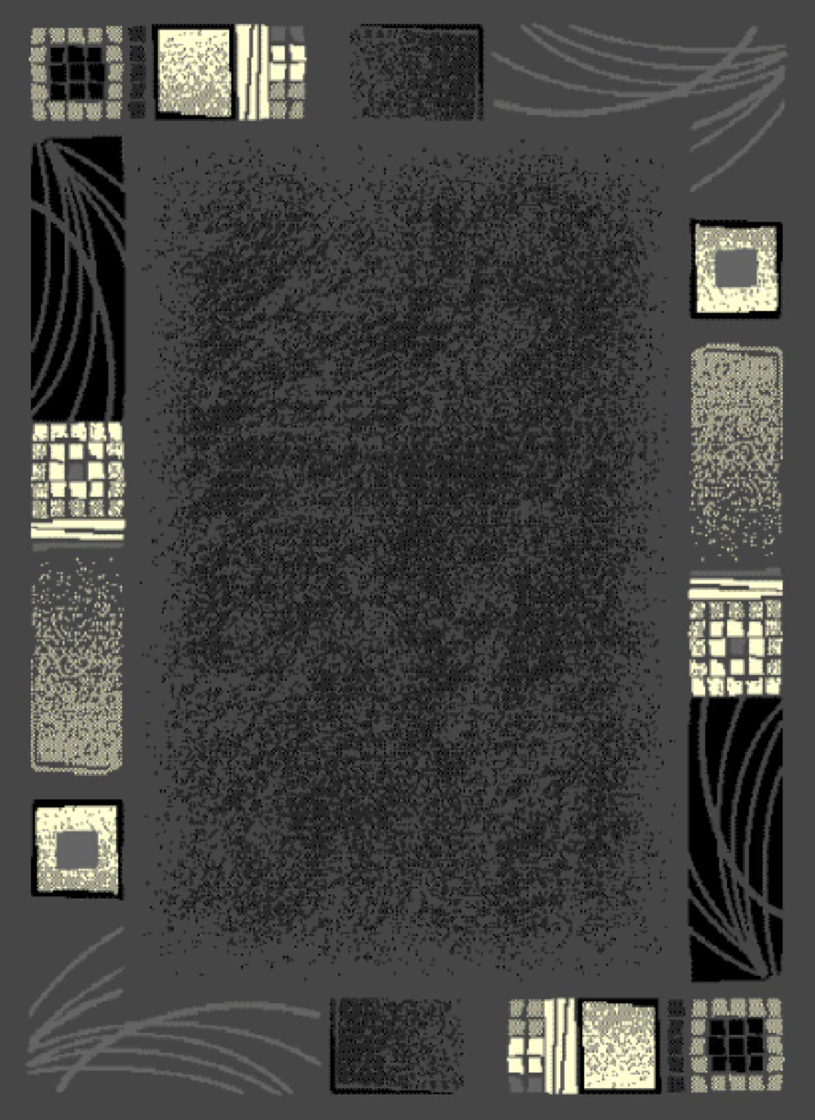 SrS Rugs® Luna Collection, Living Room Rugs, Hallway Runners, with Soft Smooth 8mm Pile. Contemporary Borders Design. 7 Colours, 9 Sizes (Grey Borders, 70 x 300 cm) — image 1