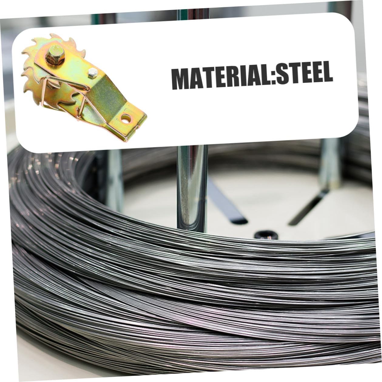 SHINEOFI Tendifilo in Acciaio 3 Pezzi Tenditore per Funi Metalliche per Recinzioni Esterne Tensione Cavi Resistente per Uso Industriale e Giardinaggio