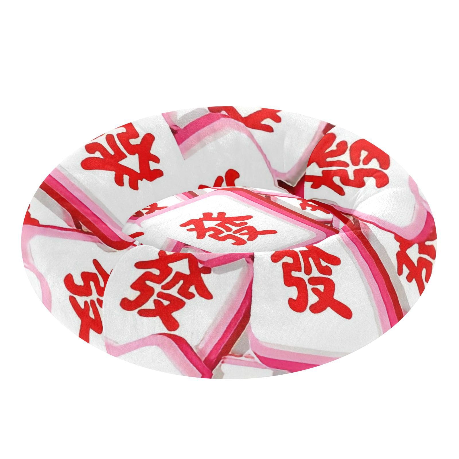 Lit pour animal de compagnie apaisant Mahjong Taille S au tissu ultra moelleux