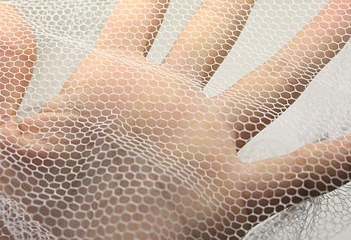 Miniatura 2 de 300 piezas desechables de nylon panal Royal Beard Protector redes, sin látex (negro)