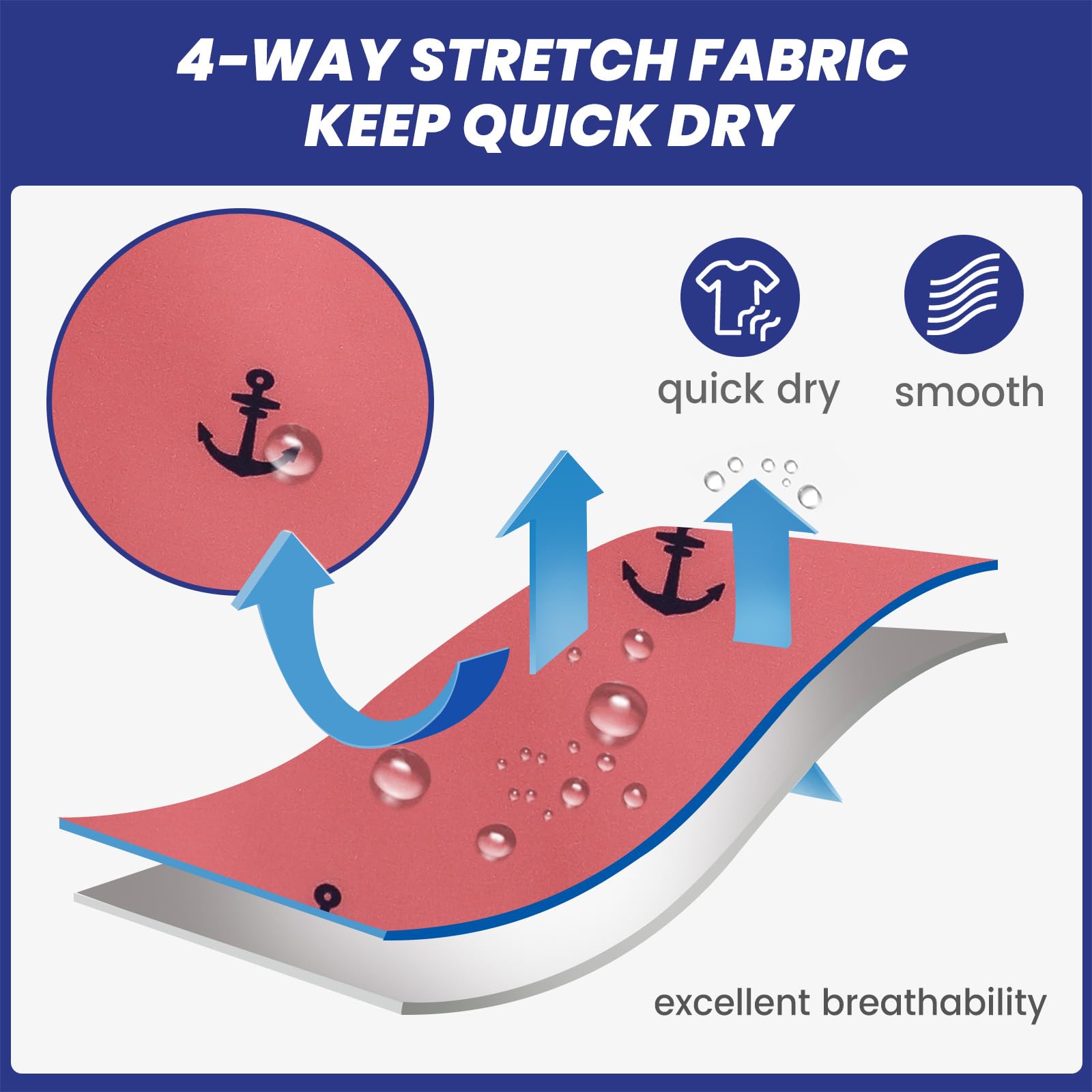 maamgic Traje de baño elástico para hombre, 17,78 cm, secado rápido, forro de malla, trajes de baño