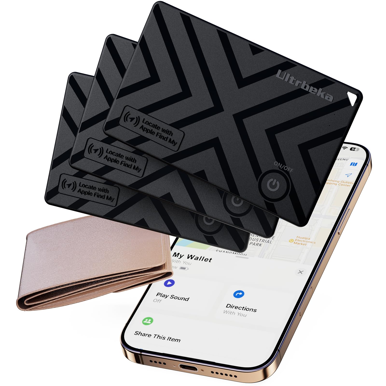 Ultra-Thin MFi Certified Wallet Tracker Compatible with Apple Find My | Wireless Charging, Compact Design | Ideal for Wallets, Keys, Bags-3pc-image-19