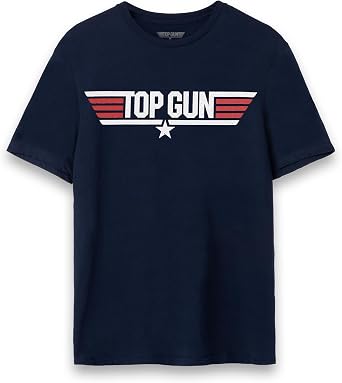 Top Gun Maverick Logo Front and Back Print Mens Tshirt
