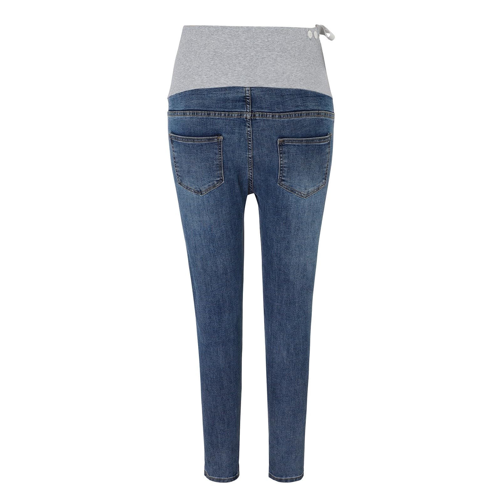 Generisch Ropa de embarazo, pantalones vaqueros para embarazadas, pantalones rotos de maternidad, pantalones deportivos para mujer