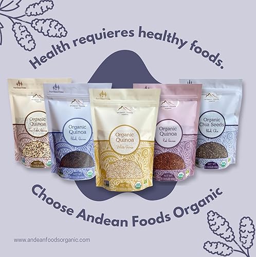 Miniatura 8 de Andean Foods Organic Quinoa negra de alta calidad, superalimento, sin OMG, sin gluten, vegano, 1 libra, 16 onzas
