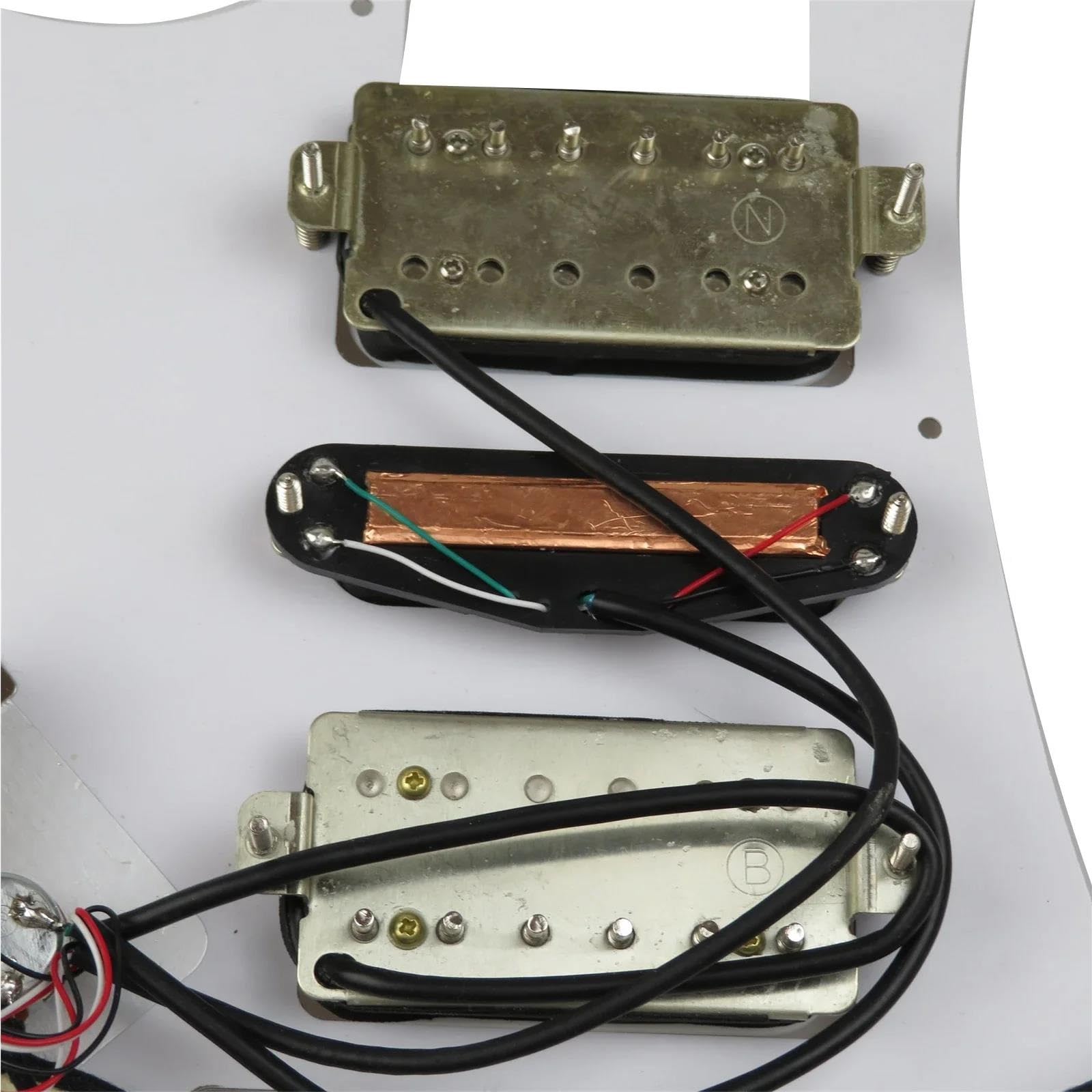 Części Pickguardów Do Gitary Elektrycznej Wstępnie Okablowane Przetworniki Pickguard Do Gitary Humbucker