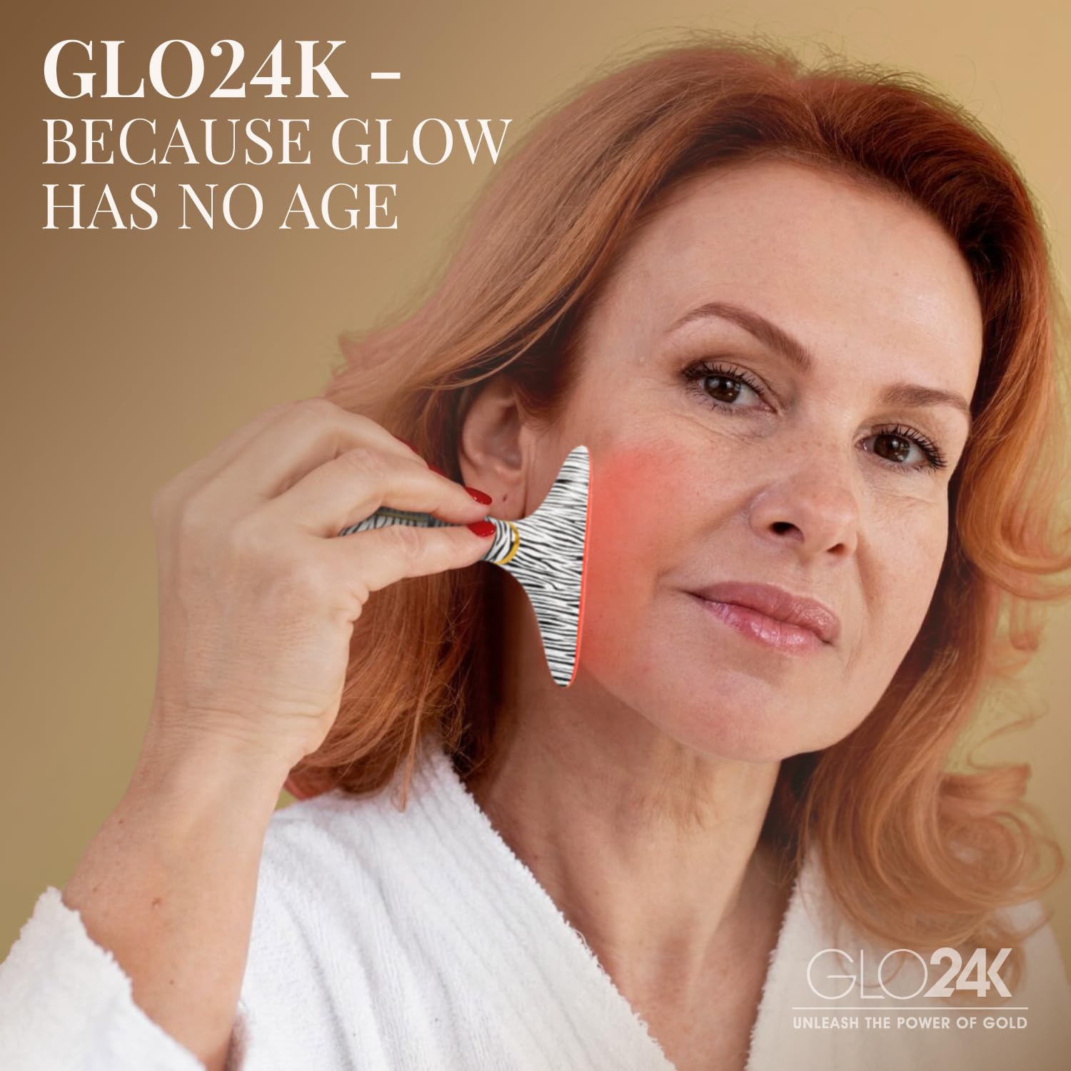Amazon.com: GLO24K LED Face Massager and Neck Wand, Beauty Skin