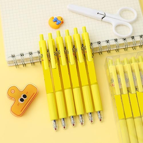 Miniatura 4 de Juego de 6 bolígrafos de anime, bonitos bolígrafos de gel japoneses Kawaii de 0.020 in para niñas, niños y adultos (negro)