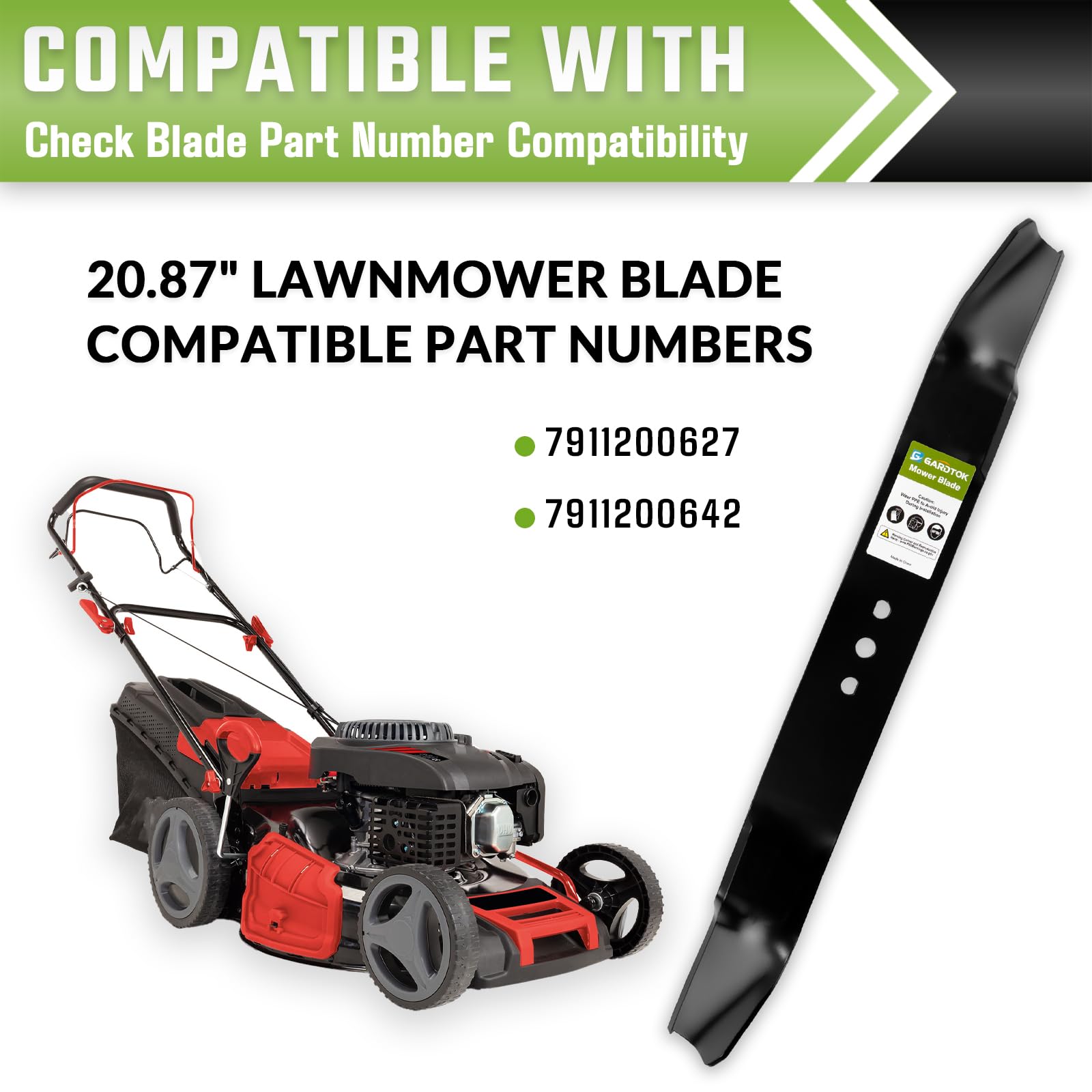 1er-Pack Rasenmähermesser Mäh- / Mulchmesser 530mm Ersatz für Scheppach 7911200627 7911200642, Kompatibel mit MS225-53 MS225-53E MS226-53 LM225-53S, 11,5mm Zentralbohrung