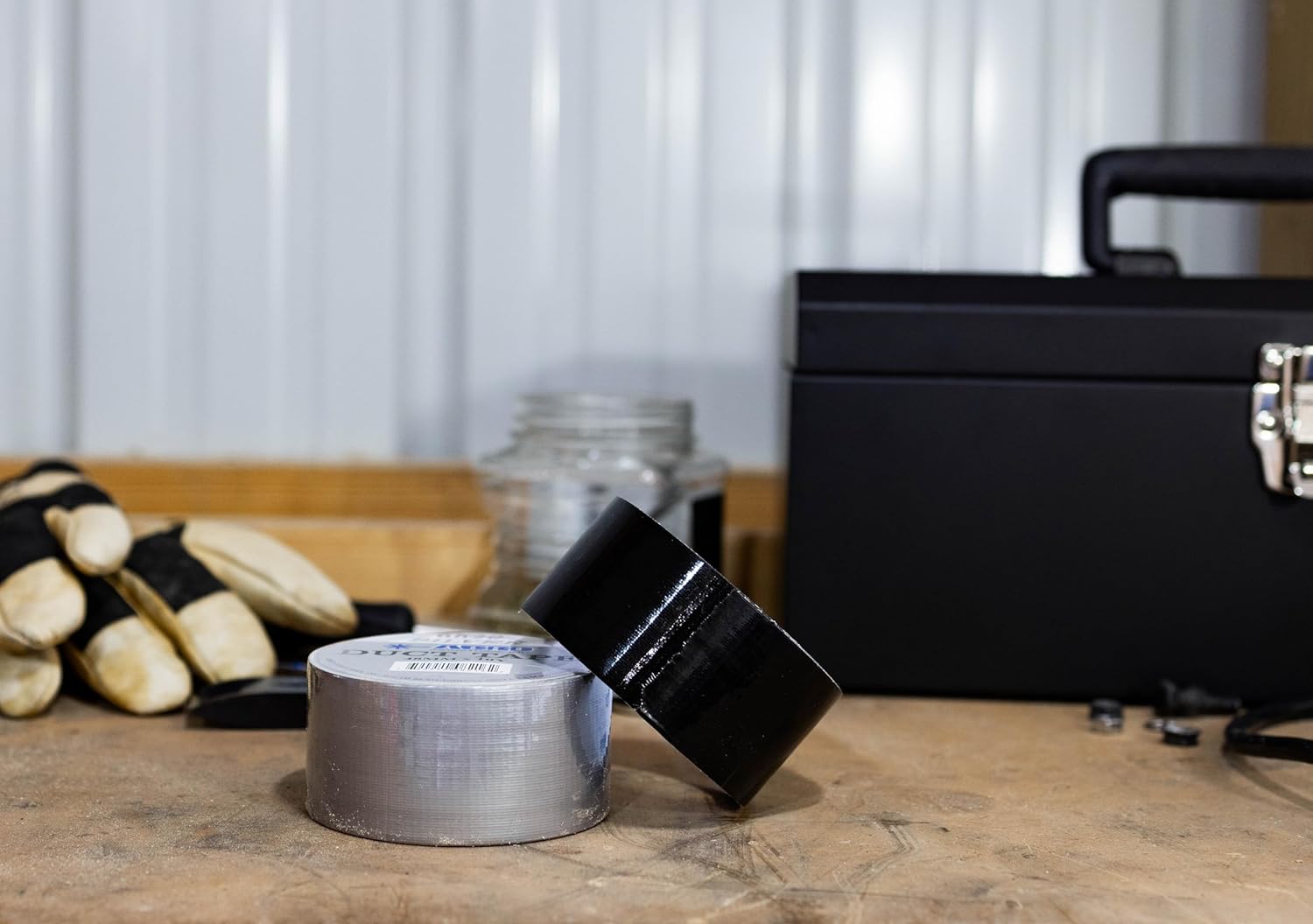 ABRO 3-Pack Black Duct Tape, 2 inches x 10 Yards, Versatile and Durable Duct Tape for Packaging, Wrapping, Sealing, Binding, Bundling, Book Repair, Weather Proofing and General Maintenance