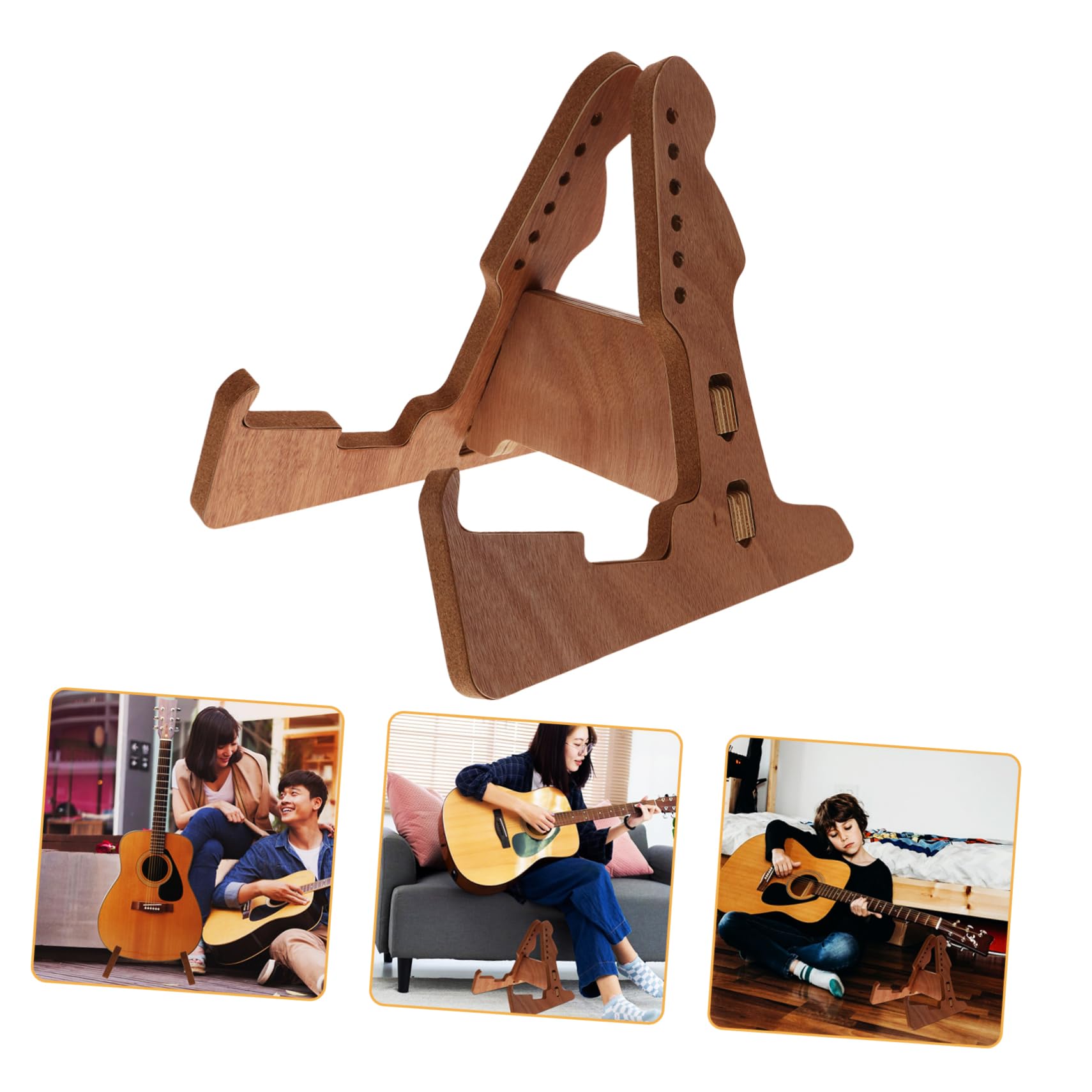 SHOWERORO Soporte De Madera Para Guitarra Soporte De Suelo Para Guitarra Acústica