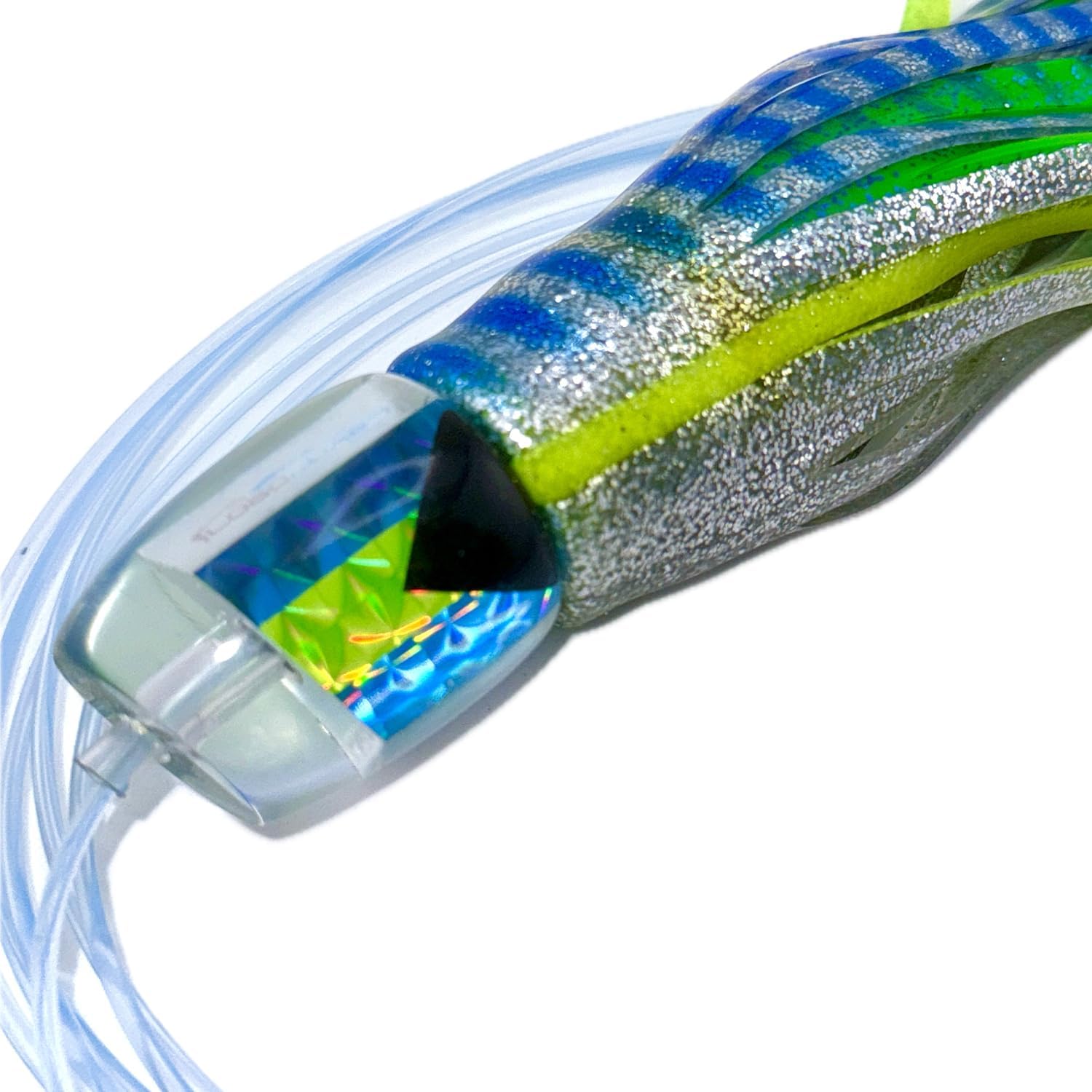 Lobo Lures Your #45 Pelagic Magic Trolling Lure, 12 inch, Bahama Flag Theme, for Tuna and Marlin Fishing | Made in The USA |