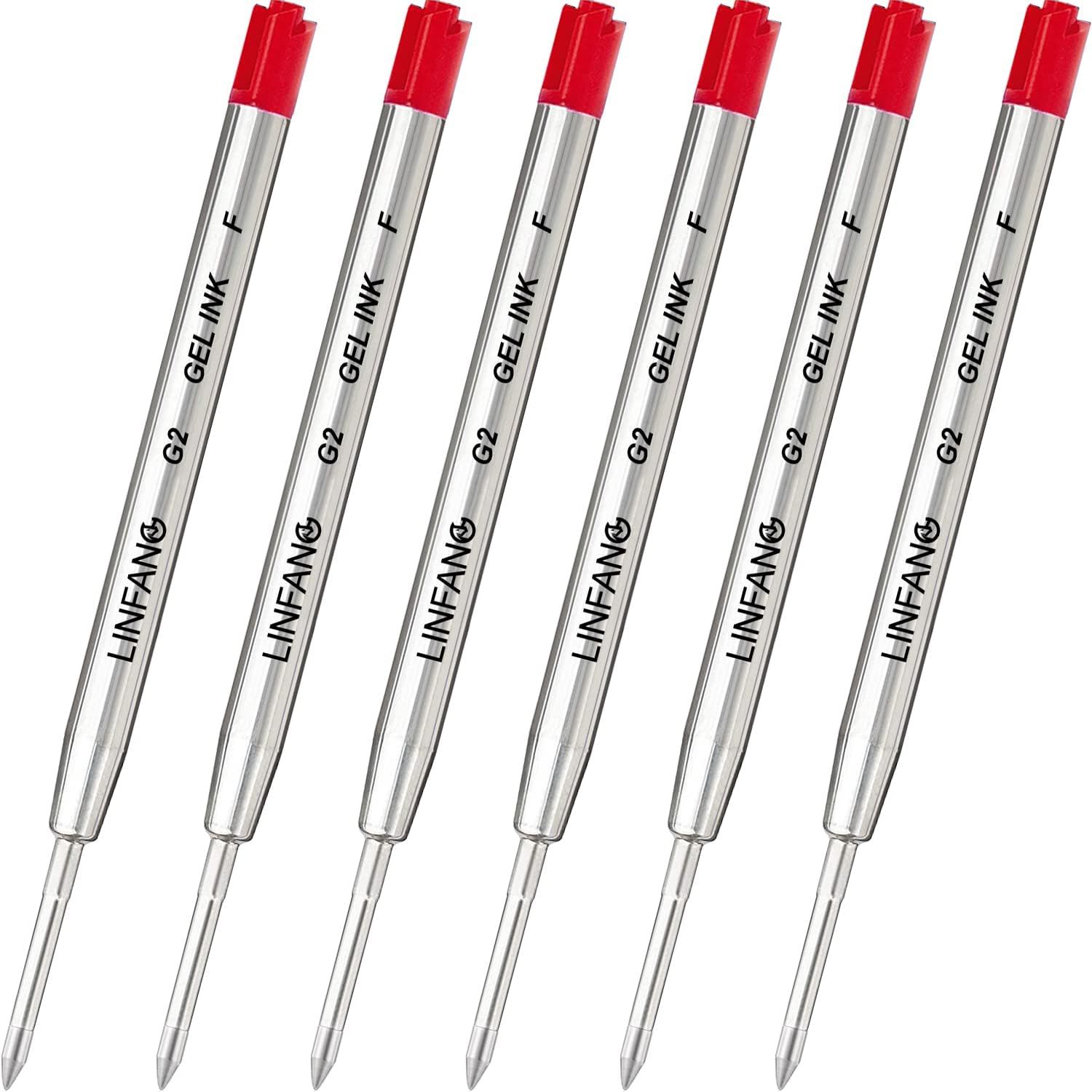 Vanstek 12 Black Erasable Gel Pen Refills, Gel Ink Refills