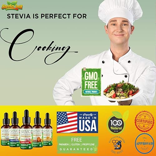 Miniatura 7 de Stevia Intl  Paquete de 5 paquetes Wonka Land Bundle Gotas de Stevia de calidad premium con 5 sabores Líquido orgánico Stevia todo natural no amargo
