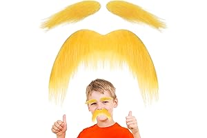 Yellow Mustache and Eyebrows for Prime Reviews