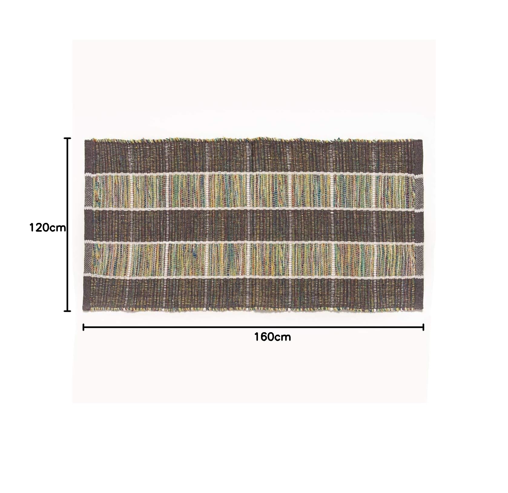 Sancarlos Chia – Tappeto Etnico 160 x 120 x 1 cm Grigio