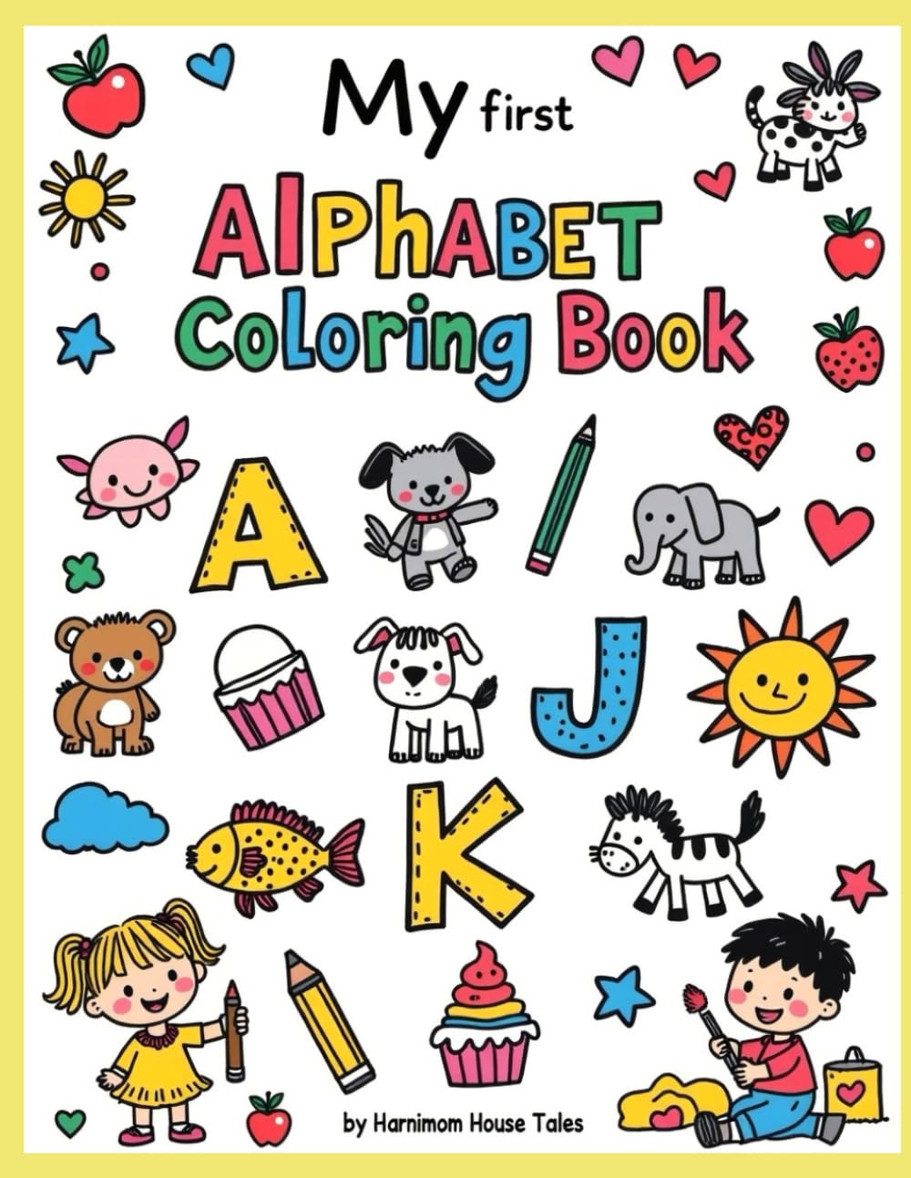My First Alphabet Coloring Book