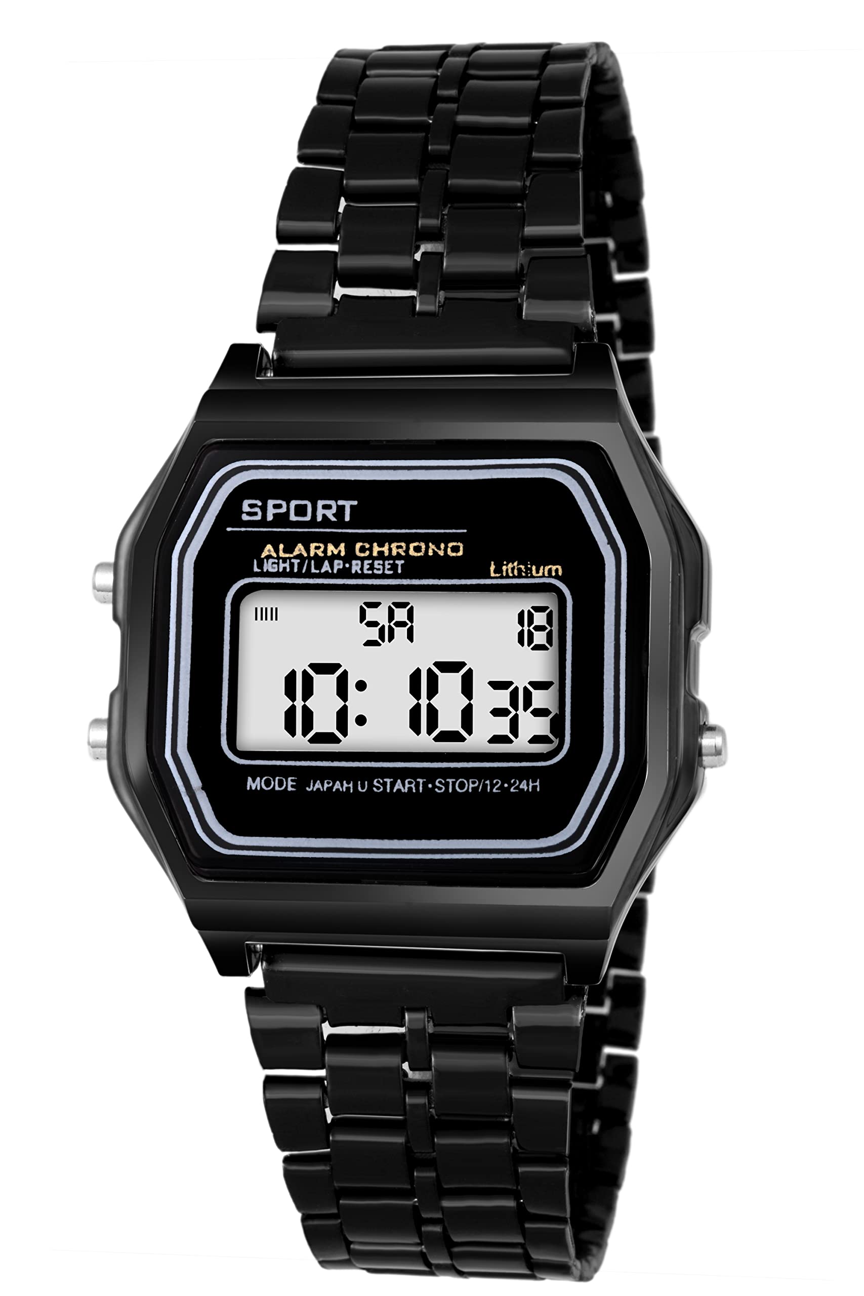 Matrix Men Stainless Steel Vintage Analogue Chain Strap Watch & (Black Band), Band Color-Black,Dial Color-Black (B0BZYKYJNB) Amazon Price History, Amazon Price Tracker