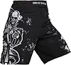 Hardcore Training Fight Shorts Men's Boxing MMA Combat BJJ Grappling Fitness Muay Thai Kickboxing No Gi UK Alpha Regular