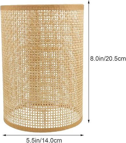 Miniatura 4 de Pantalla de lámpara de araña 2 unids pantalla de lámpara de mesa pantalla s lámpara de araña pantallas de ratán metal