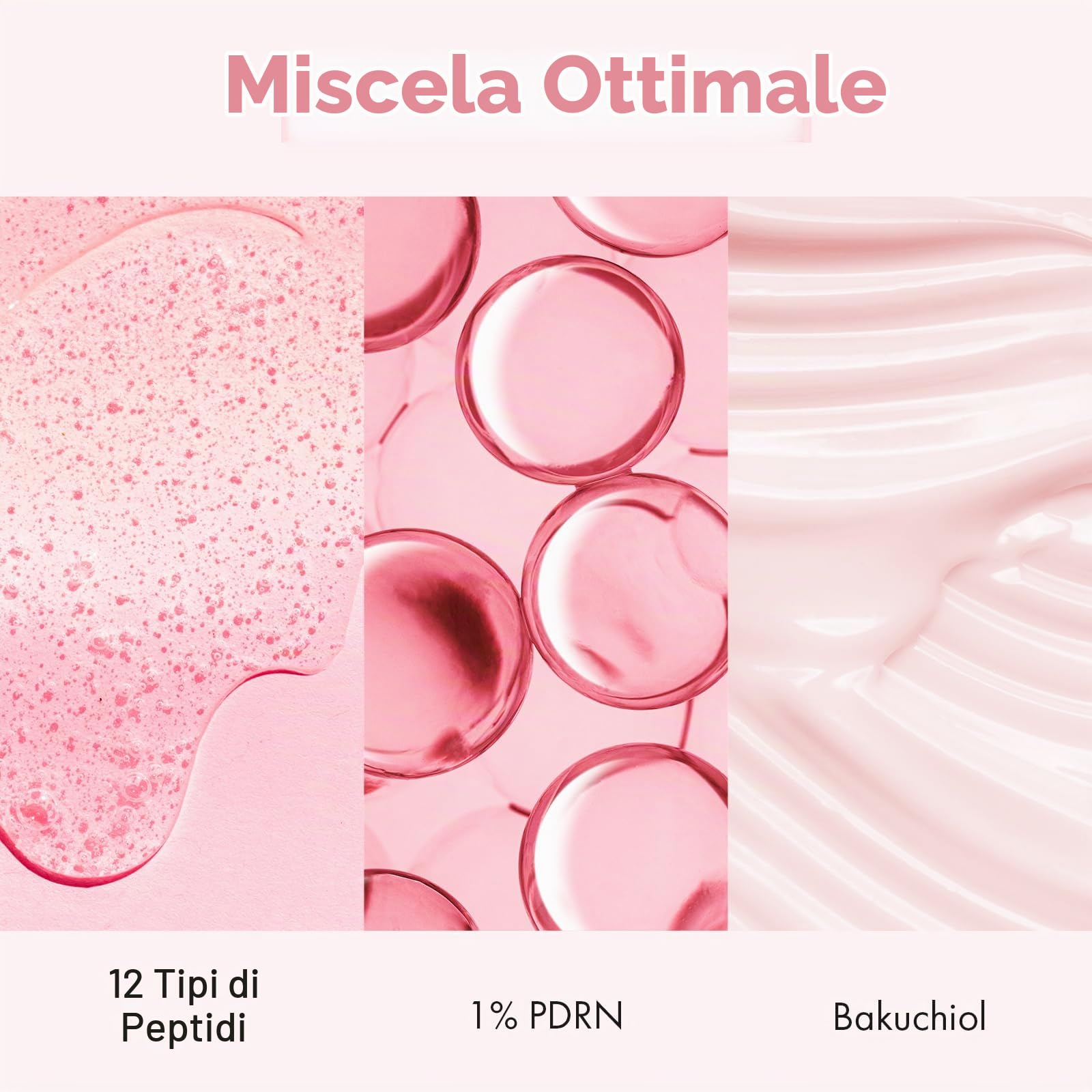 TOSOWOONG Duo Luminosità e Compattezza: Siero Pink Peptide 12 PDRN & Crema Gel PDRN Collagen per una Luminosità Giovanile