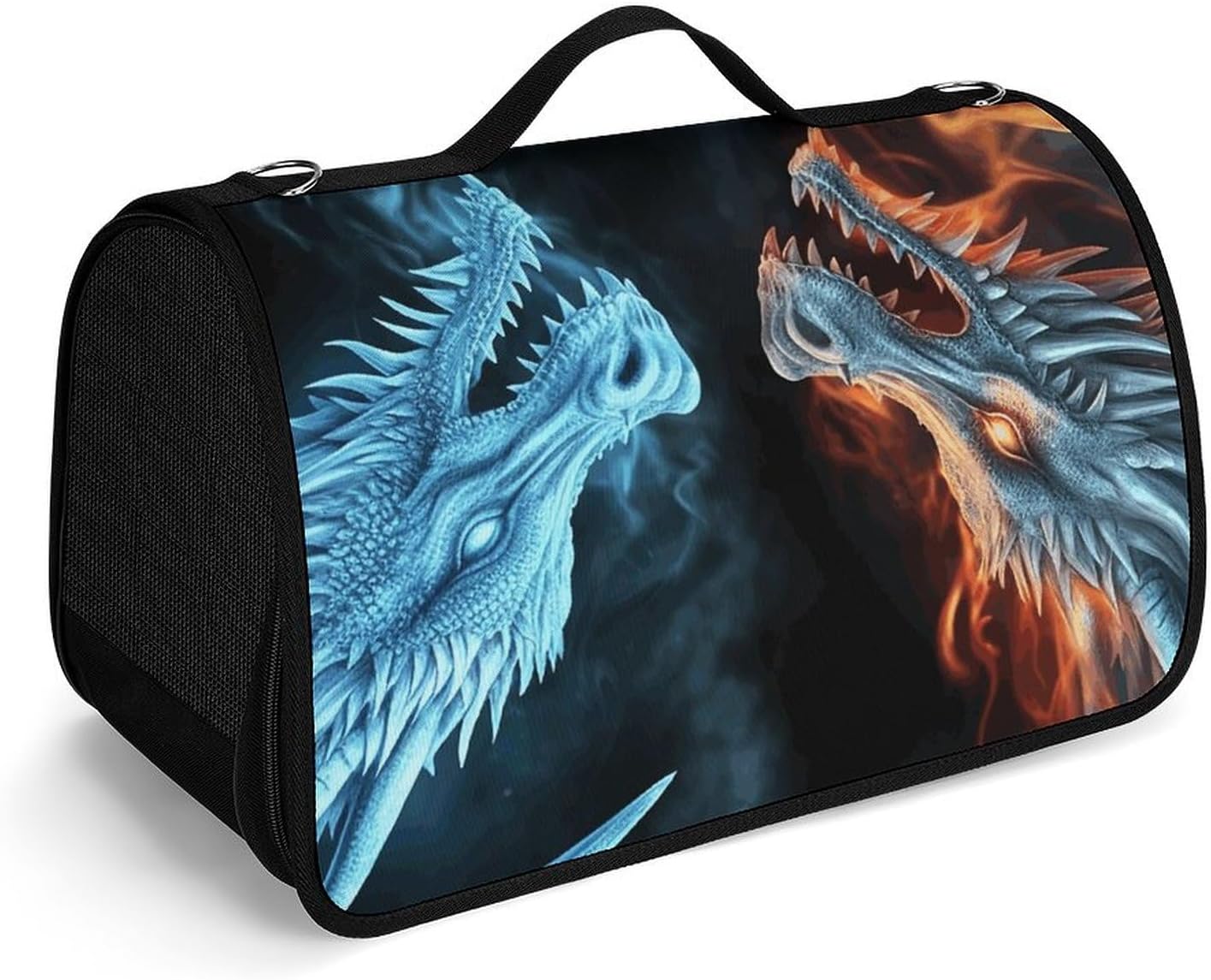 Pet Handbags, Ice and Fire Dragons Printed Pet Handbags,folding Pet Bags,new Pet Handbags,universal Pet Handbags, 45X26X23.5cm