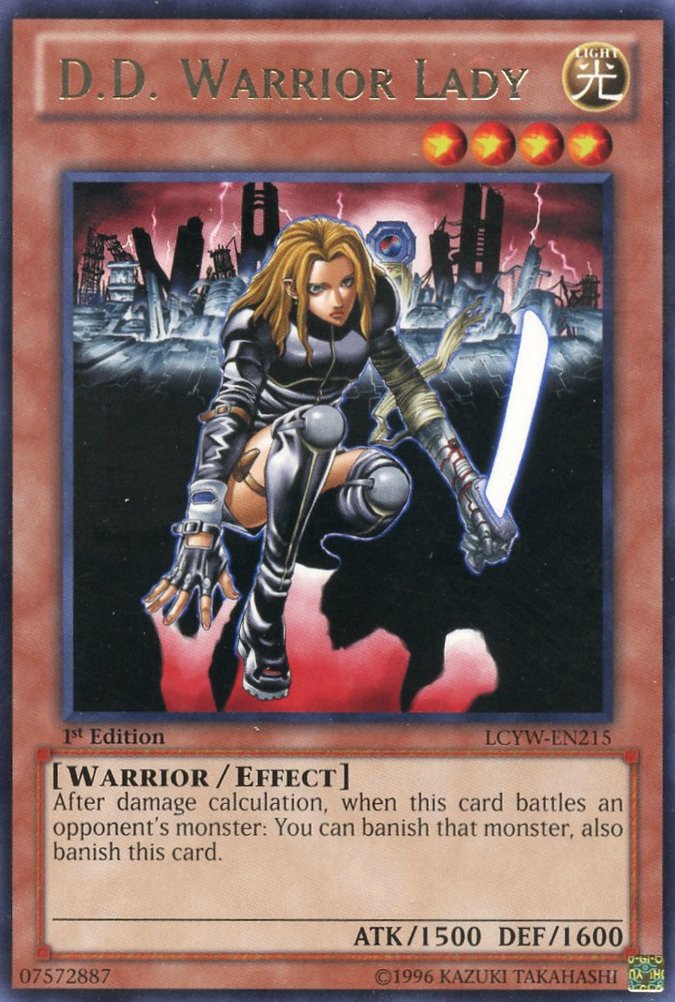Amazon.com: YU-GI-OH! - D.D. Warrior Lady (LCYW-EN215) - Legendary