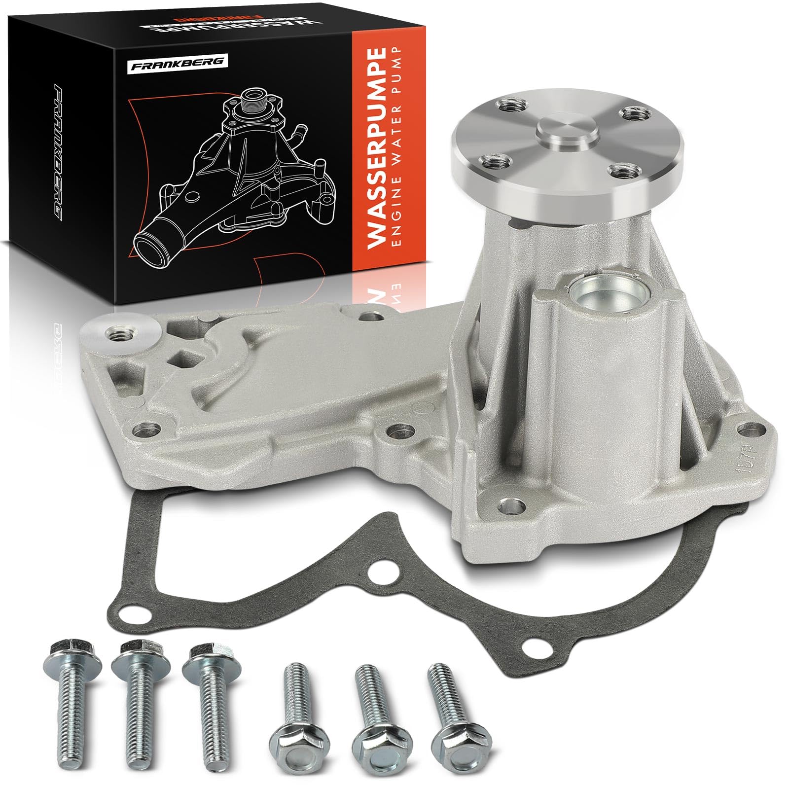 Frankberg Pompa acqua Liquido refrigerante Benzina Compatibile con 2 DY 1.4L Fiesta V JD JH 1.4L C-Max DM2 1.6L Fiesta V JD JH 1.2L Fusion JU 1.4L Replace# 1472867
