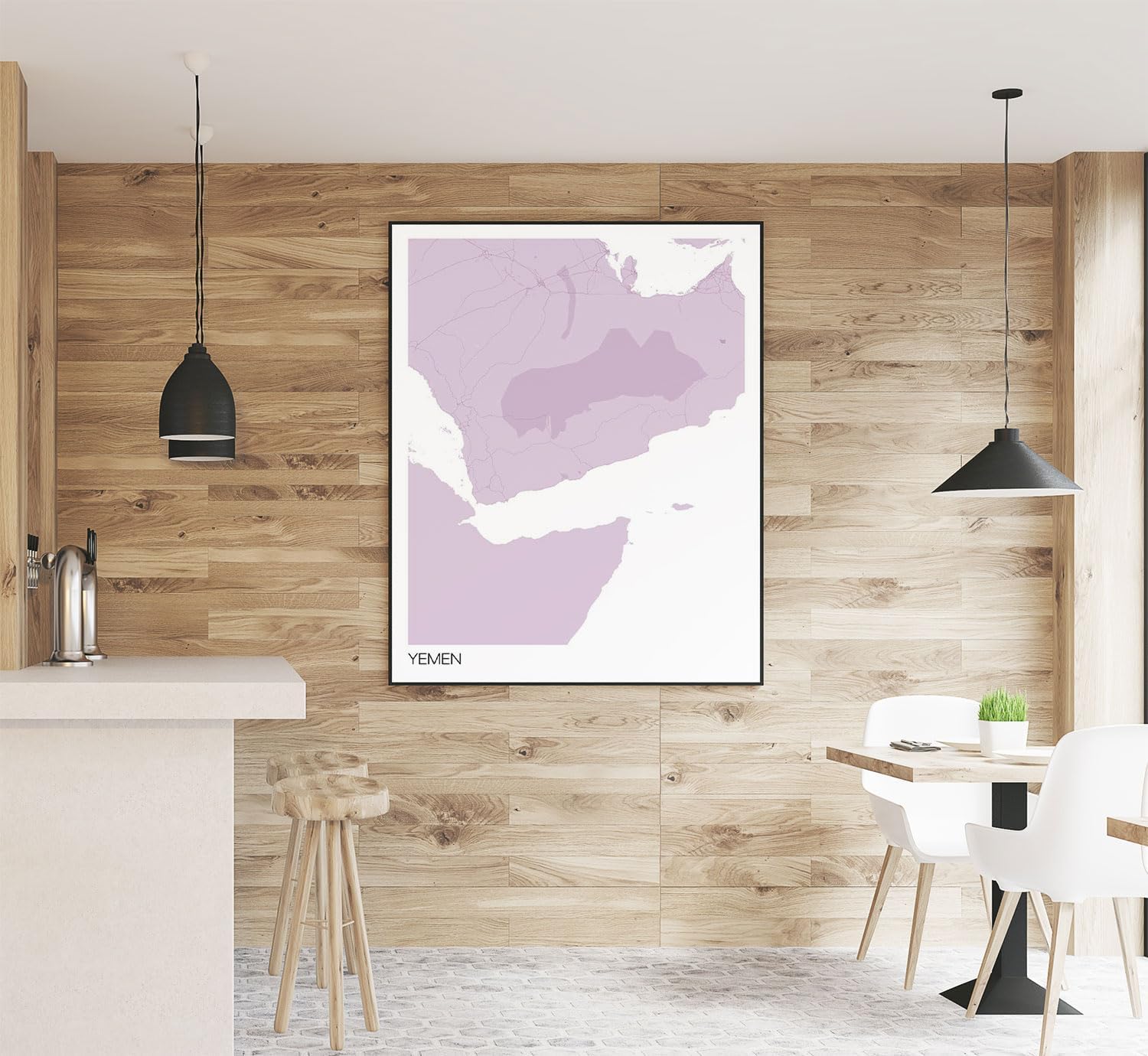 Modern Colored Hometown Poster of Yemen 8 | 11x17 12x18 16x24 24x36 Unframed Wall Art | Minimalism City Traveler Print | Minimal Gift | Minimalist Home Office Decor
