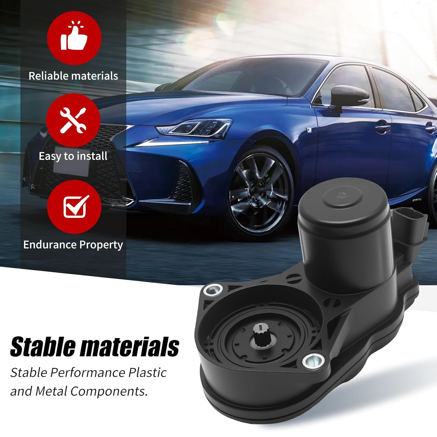 EATAKWARD 4631033010 Brake Parking Actuator, Replacement for Toyota Avalon Camry Corolla RAV4 2018-2022, Replacement for Lexus ES250 IS300 NX250 RC300 2019-Up