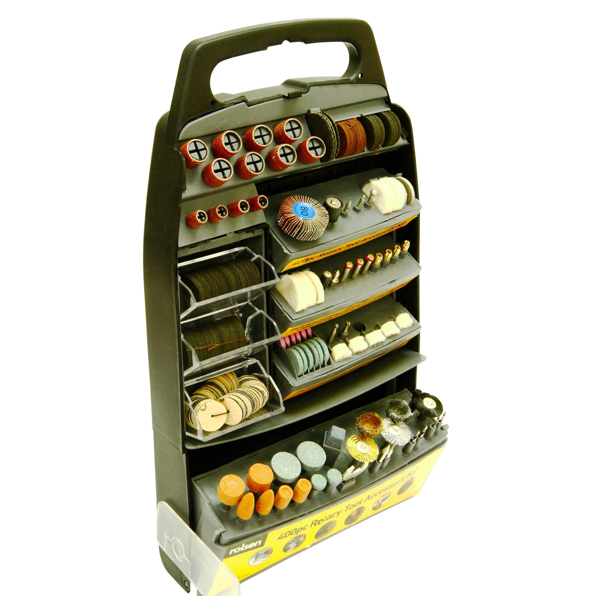 Rolson 59240 400 pc Rotary Tool Accessory Kit