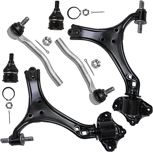 Miniatura 171 de Detroit Axle - Kit de brazos de control delanteros de 6 piezas para Toyota Corolla 2014-2019, 2 brazos de control inferiores con rótulas, 2 varillas