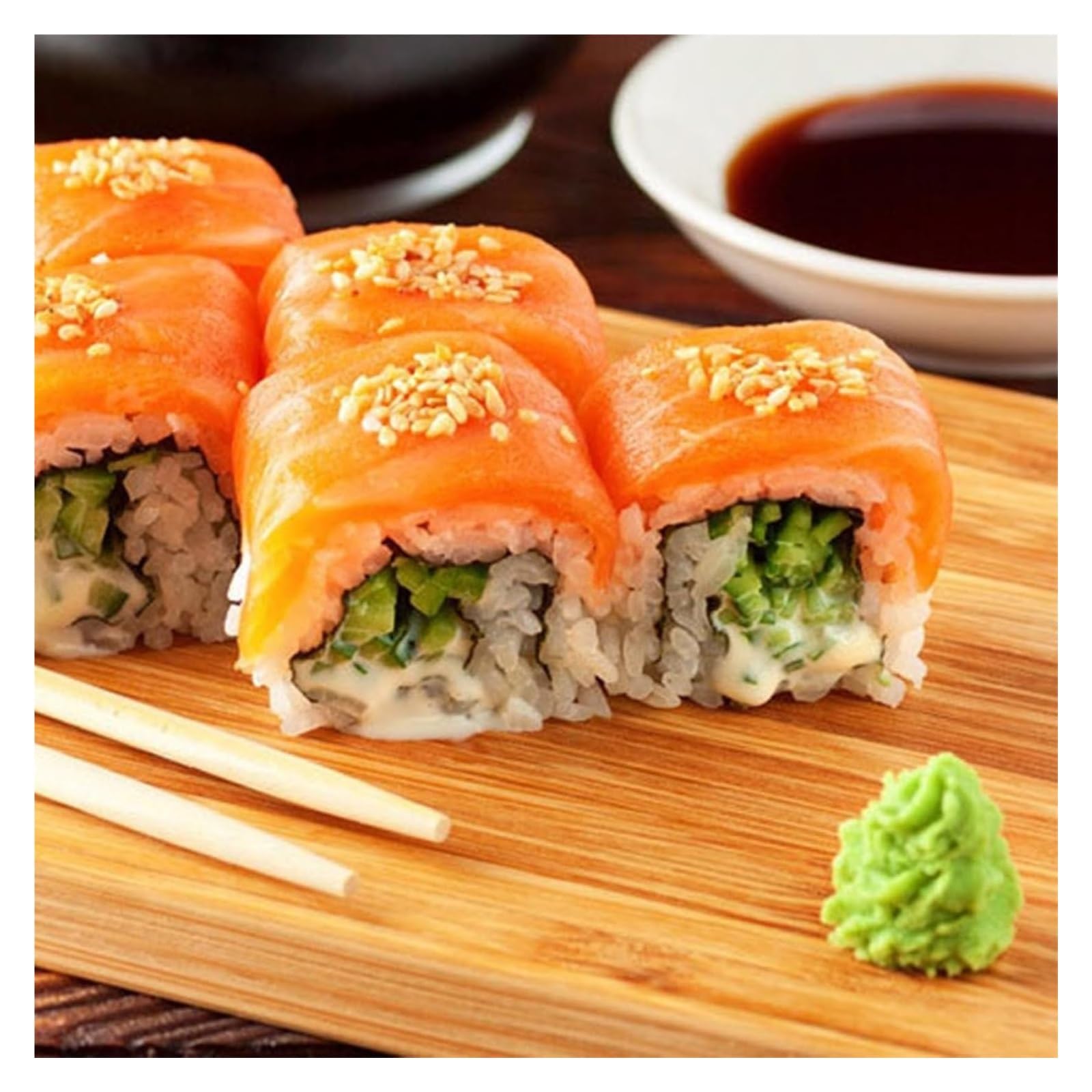 KEuLen Sushi Maker – Sushi-Rollmaschine aus Edelstahl for einfache Sushi-Rollen, 25 cm x 3,5 cm