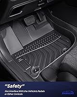 Vista 2 de BAMACAR Alfombrilla de maletero forro de carga para Honda HRV 2022 2021 2020 2019 2018 2017 2016 Todo clima impermeable antideslizante 1ra 2da fila